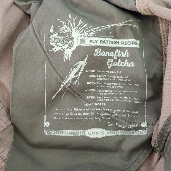 Orvis Mens Size 40 Khaki Shorts Hiking Camping Outdoor Adventure Gorpcore - Picture 4 of 8